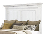 McKinney California King LED Light Panel Bed Vintage White | White | Vintage White | 215871KW