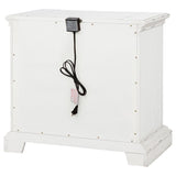 McKinney 2-drawer Nightstand with Dual USB Vintage White | White | Vintage White | 215872