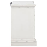 McKinney 2-drawer Nightstand with Dual USB Vintage White | White | Vintage White | 215872
