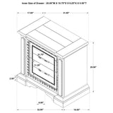 McKinney 2-drawer Nightstand with Dual USB Vintage White | White | Vintage White | 215872