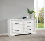 McKinney 6-drawer Bedroom Dresser Cabinet Vintage White | White | Vintage White | 215873
