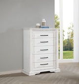 McKinney 5-drawer Bedroom Chest of Drawers Vintage White | White | Vintage White | 215875
