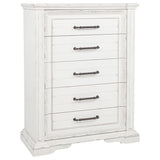 McKinney 5-drawer Bedroom Chest of Drawers Vintage White | White | Vintage White | 215875