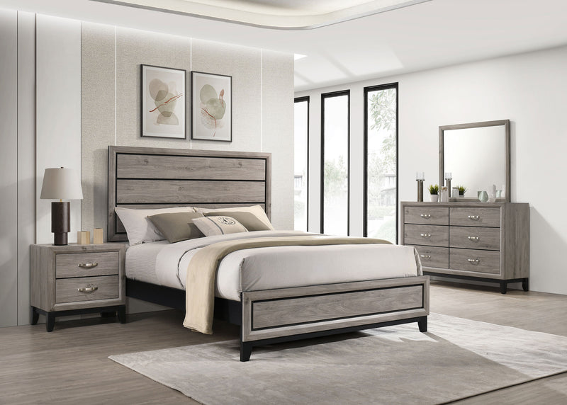 Valen Four-piece Twin Bedroom Set Light Taupe