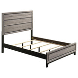 Valen Wood Full Panel Bed Light Taupe | Beige | Light Taupe | 215911F