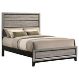 Valen Wood Full Panel Bed Light Taupe | Beige | Light Taupe | 215911F