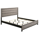 Valen Wood California King Panel Bed Light Taupe | Beige | Light Taupe | 215911KW