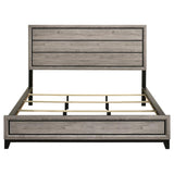 Valen Wood California King Panel Bed Light Taupe | Beige | Light Taupe | 215911KW