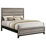 Valen Wood Queen Panel Bed Light Taupe | Beige | Light Taupe | 215911Q