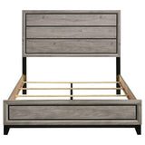 Valen Wood Queen Panel Bed Light Taupe | Beige | Light Taupe | 215911Q