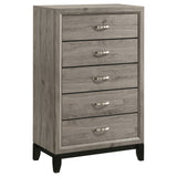Valen Five-piece Twin Bedroom Set Light Taupe | Gallery | 215911T-S5 215911F-S5 215911Q-S5 215911KE-S5 215911KW-S5