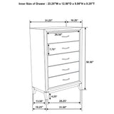 Valen Five-piece Twin Bedroom Set Light Taupe | Gallery | 215911T-S5 215911F-S5 215911Q-S5 215911KE-S5 215911KW-S5