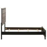 Valen Wood Twin Panel Bed Light Taupe | Twin | Beige | Light Taupe | 215911T