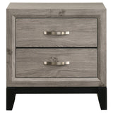 Valen 2-drawer Nightstand Bedside Table Light Taupe | Grey | Light Taupe | 215912