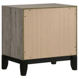 Valen 2-drawer Nightstand Bedside Table Light Taupe | Grey | Light Taupe | 215912