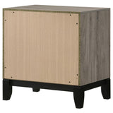 Valen 2-drawer Nightstand Bedside Table Light Taupe | Grey | Light Taupe | 215912