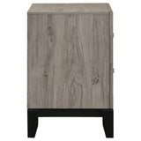 Valen 2-drawer Nightstand Bedside Table Light Taupe | Grey | Light Taupe | 215912