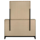 Valen 6-drawer Bedroom Dresser and Mirror Light Taupe | Beige | Light Taupe | 215913M