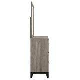 Valen 6-drawer Bedroom Dresser and Mirror Light Taupe | Beige | Light Taupe | 215913M