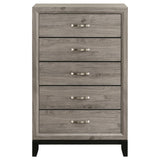 Valen 5-drawer Bedroom Chest of Drawers Light Taupe | King | Brown | Light Taupe | 215915