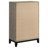 Valen 5-drawer Bedroom Chest of Drawers Light Taupe | King | Brown | Light Taupe | 215915