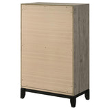 Valen 5-drawer Bedroom Chest of Drawers Light Taupe | King | Brown | Light Taupe | 215915