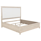 Pembroke 66-inch Eastern King Panel Bed Washed Oak | Beige | Washed Oak | 215921KE