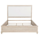 Pembroke 66-inch California King Panel Bed Washed Oak | Beige | Washed Oak | 215921KW