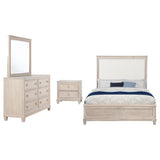 Pembroke 4-piece Queen Bedroom Set Washed Oak | Gallery | 215921Q-S4 215921KE-S4 215921KW-S4 215921Q-S5 215921KE-S5 215921KW-S5