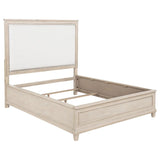 Pembroke 66-inch Queen Panel Bed Washed Oak | Queen | Ivory | Washed Oak | 215921Q
