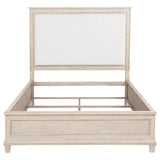 Pembroke 66-inch Queen Panel Bed Washed Oak | Queen | Ivory | Washed Oak | 215921Q