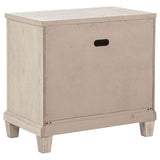 Pembroke 2-drawer Nightstand Bedside Table Washed Oak | Full | Beige | Washed Oak | 215922