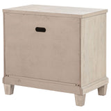 Pembroke 2-drawer Nightstand Bedside Table Washed Oak | Full | Beige | Washed Oak | 215922