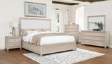 Pembroke 2-drawer Nightstand Bedside Table Washed Oak | Full | Beige | Washed Oak | 215922