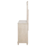 Pembroke 6-drawer Bedroom Dresser with Mirror Washed Oak | Beige | Washed Oak | 215923M
