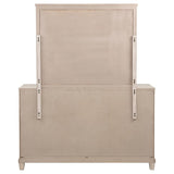Pembroke 6-drawer Bedroom Dresser with Mirror Washed Oak | Beige | Washed Oak | 215923M