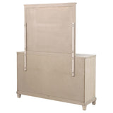 Pembroke 6-drawer Bedroom Dresser with Mirror Washed Oak | Beige | Washed Oak | 215923M