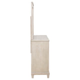 Pembroke 6-drawer Bedroom Dresser with Mirror Washed Oak | Beige | Washed Oak | 215923M