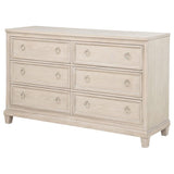 Pembroke 6-drawer Bedroom Dresser Cabinet Washed Oak | Full | Beige | Washed Oak | 215923