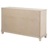 Pembroke 6-drawer Bedroom Dresser Cabinet Washed Oak | Full | Beige | Washed Oak | 215923