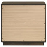 Atlas 2-drawer Bedroom Nightstand Bedside Table Dark Oak | Brown | Dark Oak | 215972