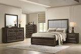 Atlas 2-drawer Bedroom Nightstand Bedside Table Dark Oak | Brown | Dark Oak | 215972