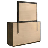 Atlas 7-drawer Bedroom Dresser and Mirror Set Dark Oak | Brown | Dark Oak | 215973M