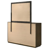 Atlas 7-drawer Bedroom Dresser and Mirror Set Dark Oak | Brown | Dark Oak | 215973M