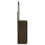 Atlas 7-drawer Bedroom Dresser and Mirror Set Dark Oak | Brown | Dark Oak | 215973M