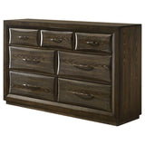 Atlas 7-drawer Bedroom Dresser Cabinet Dark Oak | Brown | Dark Oak | 215973