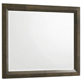 Atlas Bedroom Dresser Mirror Dark Oak | Brown | Dark Oak | 215974