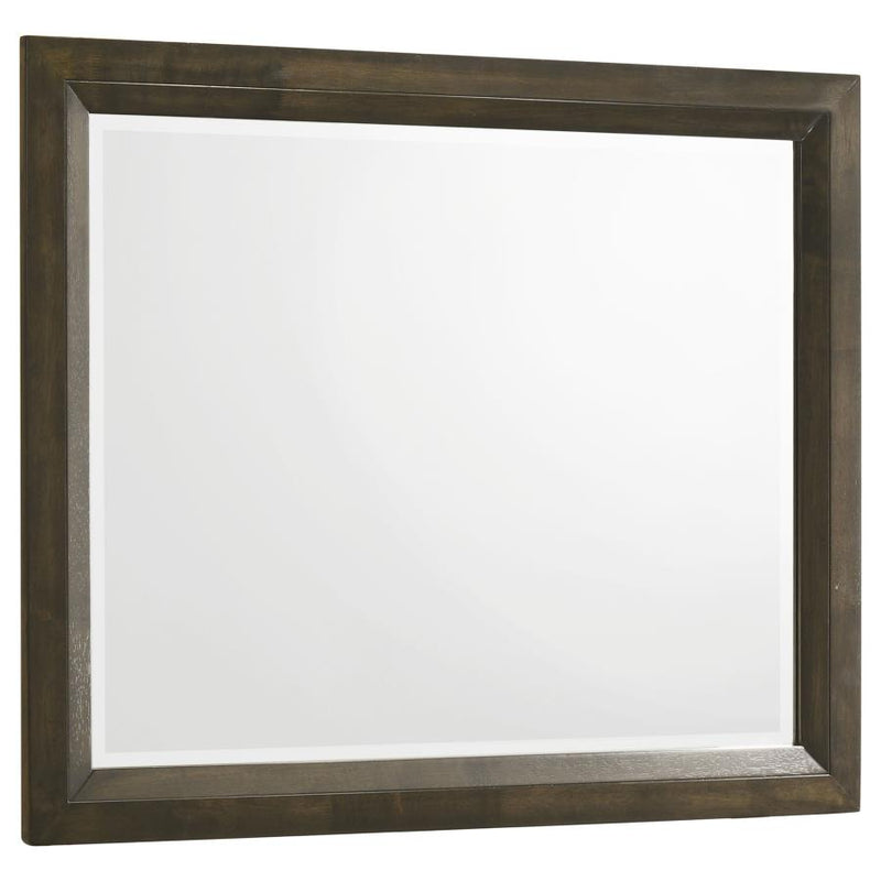 Atlas Bedroom Dresser Mirror Dark Oak