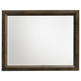 Atlas Bedroom Dresser Mirror Dark Oak | Brown | Dark Oak | 215974