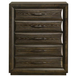 Atlas 5-drawer Bedroom Chest of Drawers Dark Oak | Brown | Dark Oak | 215975